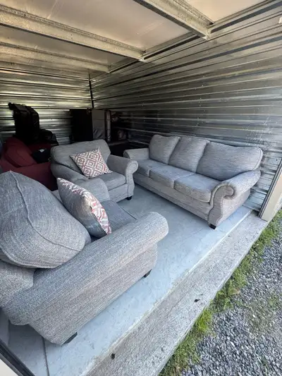 Grey Couch Set DELIVERY AVAILABLE , View more