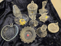 Vintage crystal collectibles
