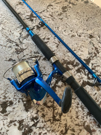 8’ Shakespeare Spinning Rod and Reel