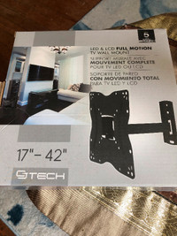 17-42 full motion tv wall Mount