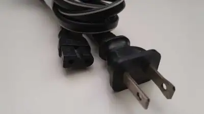 Two pin power cord., View more