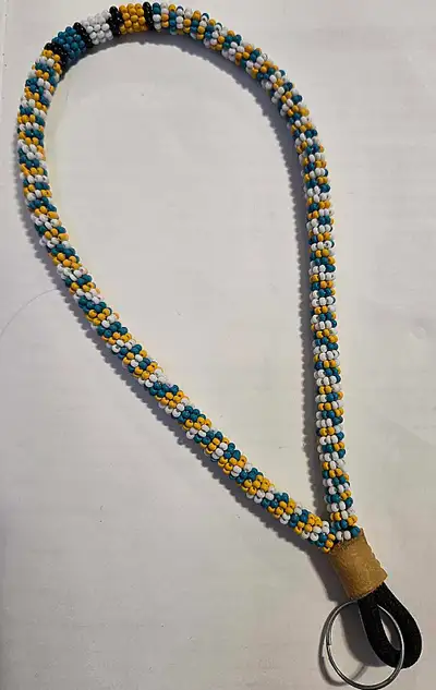 Beaded Rope Wristlet Keychain, View more
