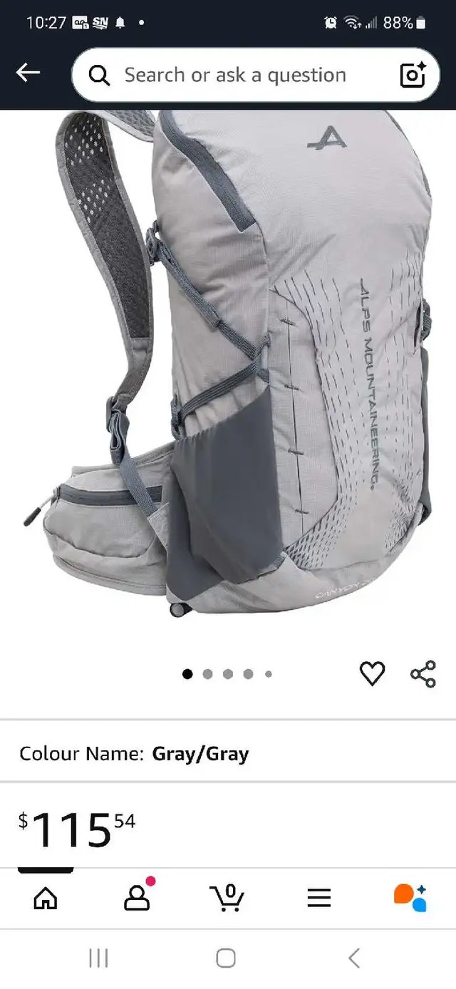 hiking backpack  in Fishing, Camping & Outdoors in Muskoka - Image 2