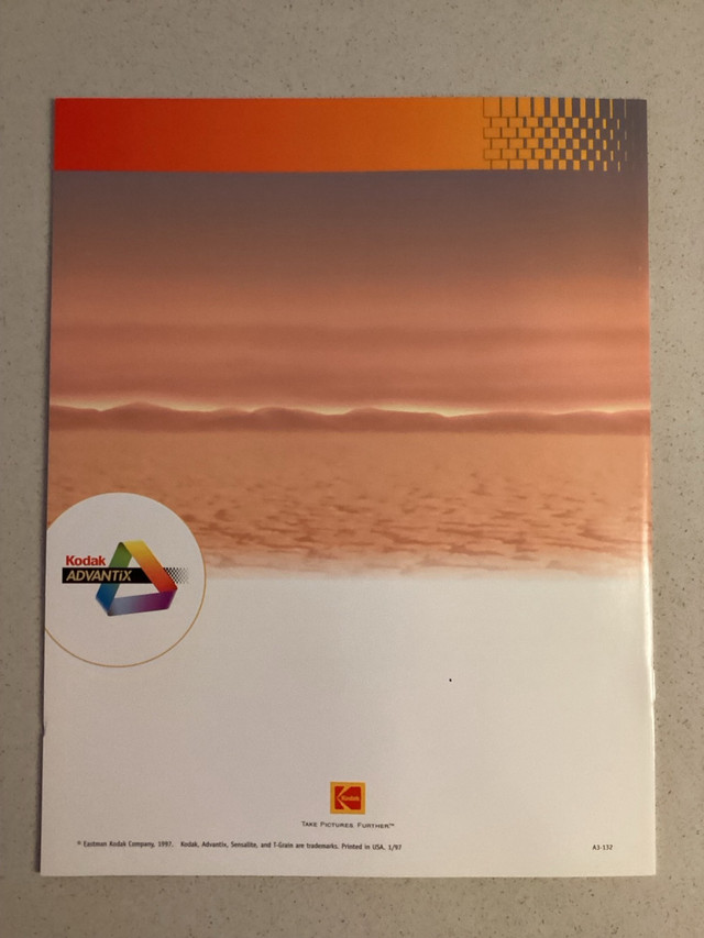 Kodak dealer brochure on Advantix APS film format 1997 Free Ship in Cameras & Camcorders in City of Toronto - Image 4