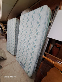 single set box spring and mattress