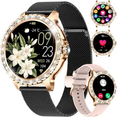 Smartwatch for Women 1.32 HD Touchscreen, 100+ Sport Modes, Wate, View more