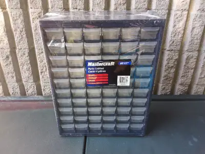 Mastercraft 60 drawer plastic parts cabinet, View more