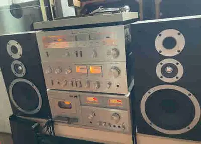 VINTAGE 1970’s SANYO STEREO SET, View more