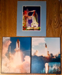 3 Space Shuttle Atlantis Challenger Nasa Photos Early 1990's