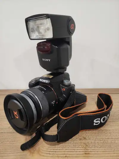 Sony Alpha A55 SLT Camera Bundle – Great Condition!, View more