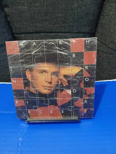 Garth Brooks in pieces promotional jigsaw puzzle sealed , View more