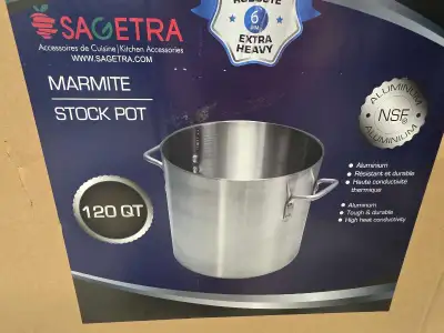 massive 120 qt stock pot excellent condition , View more
