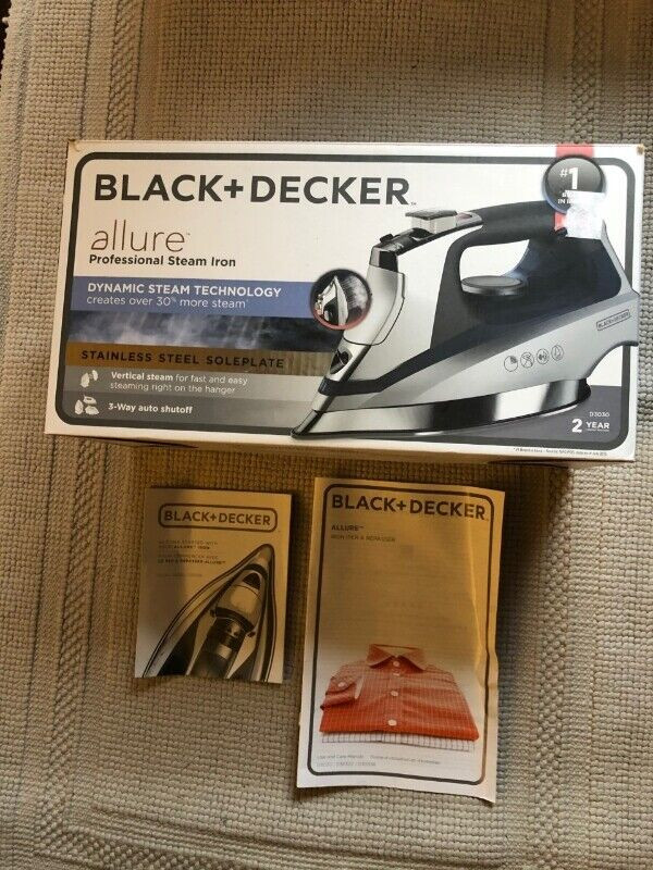Black+Decker Allure Steam Iron D3030 Irons & Garment Steamers