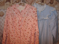 2 LONG FLANNEL NIGHT GOWNS ($5 each size medium)