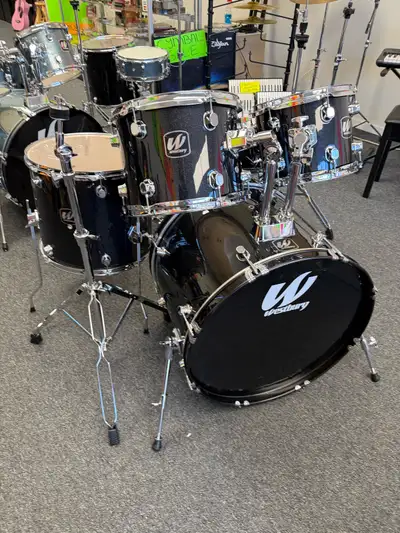 Westbury 5 piece drum kit with hardware, View more