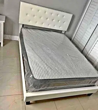 4503190273 BEDS FRAME & MATTRESS TWIN , DOUBLE , QUEEN & KING Factory Packed Brand New Mattresses, B...