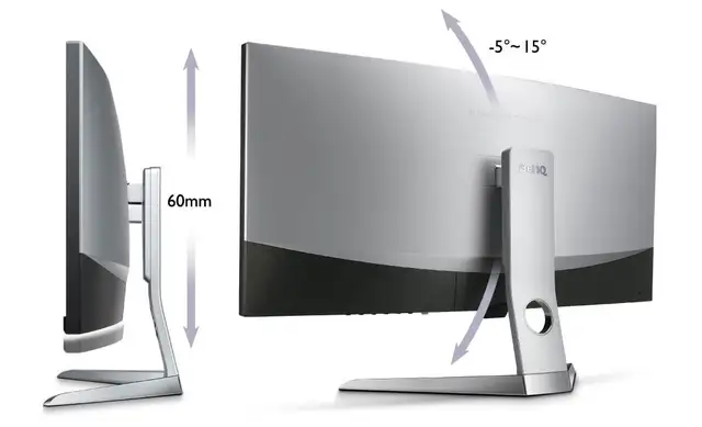 BenQ 35" Ultrawide Curved 3440x1440 USB-C Gaming Monitor-EX3501R in Monitors in City of Montréal - Image 6