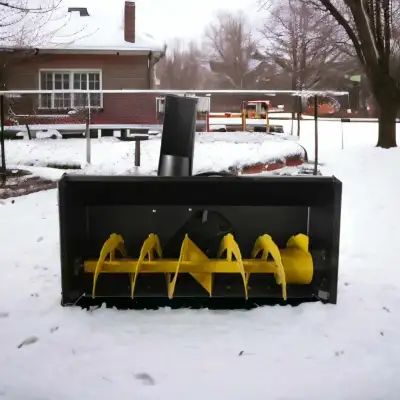 Our number: +1 365-654-6136 Winter's most relentless foe has met its match! Our 68" Skid Steer Snow...