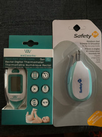 Nail clipper & thermometer 