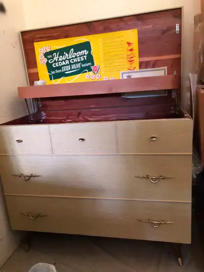Lovely Mid Century (MC) Cedar Chest/Storage Unit for Sale! It was made in early 1950's by the Chesle...