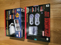 Consoles NES et SNES mini
