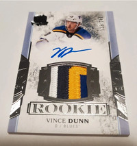 VINCE DUNN 2017-18 UD The Cup  Auto Rookie Patch /249 RC ARP