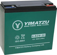 Yimatzu Sealed AGM Battery Replaces HR19-12, HR19-12S Honda HSS1