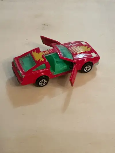 Majorette Nissan 300ZX Turbo Vintage No. 214 France Movers ZX 300 Red JDM Car (Cars1)