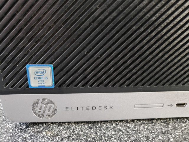 HP EliteDesk 800 G3 SFF  8GB SSD 240 GB dans Ordinateurs de bureau  à Rimouski / Bas-St-Laurent - Image 2
