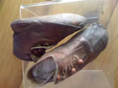 ANTIQUE VICTORIAN BABY LEATHER BOOTS & SHOES, View more