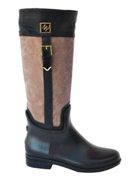 Rain boots bottes shoes souliers chaussures cuir leather prada