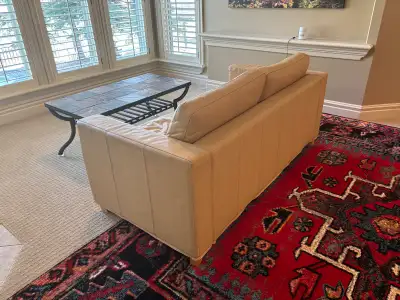 Ikea leather sofa bed, View more
