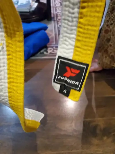 Fushida Judo Belt size 4 for sale for $5.
