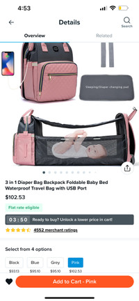 NEWLEQUEEN  Diaper bag backbag waterproof Travel bag 