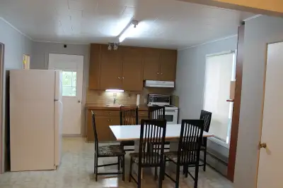 Appartement 5 ½ dont chaque chambre est louée individuellement à un étudiant (3 chambres). L'étudian...