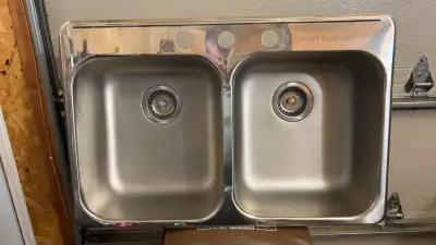 Double kitchen sink, View more