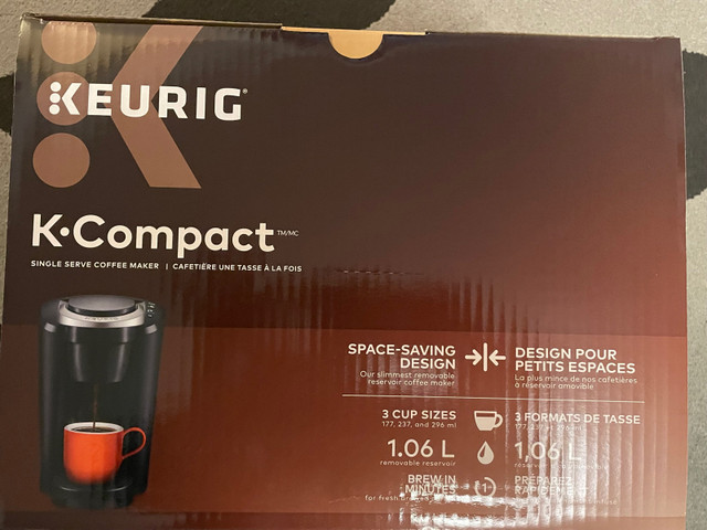 New: Keurig K-Compact  in Coffee Makers in Oakville / Halton Region - Image 2