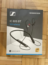 Sennheiser Consumer Audio IE 80S BT Audiophile In Ear Bluetooth 