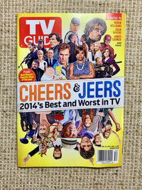 TV Guide Magazine - Cheers & Jeers (c) Dec 2014 - Jan 2015