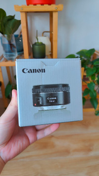 Canon EF 50mm f/1.8 STM Lens - Like new condition