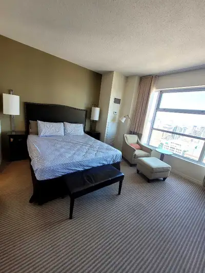 This stunning, high-floor studio condo located at the corner of King and Young St. offers breathtaki...