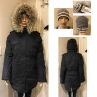 Aritzia Community Paradigm Down Parka + Free TNA Beanie