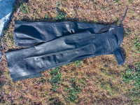 Leather motorcycle chaps 