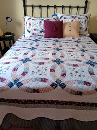 Bedcover and pillows