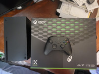 Xbox Series X with controller. Roughly 80 hours of use