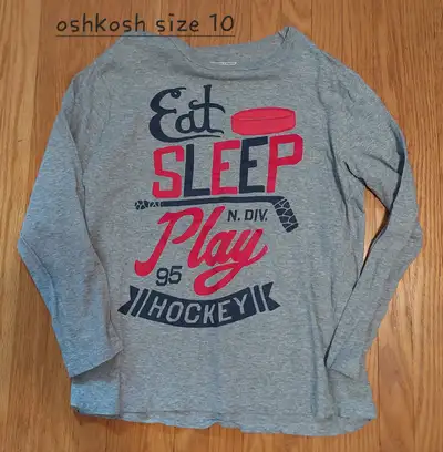 Boys long sleeve shirts size 10, View more