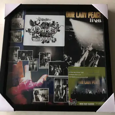 Attention Our Lady Peace fans! Featuring an OLP framed wall art piece: Measures 12” x 12” $15 Makes...