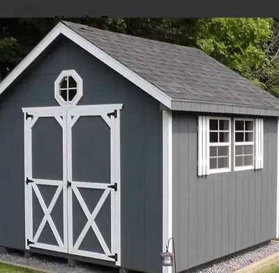 We can build wood sheds or assemble plastic sheds, fencing and decking over 15 years of experience c...