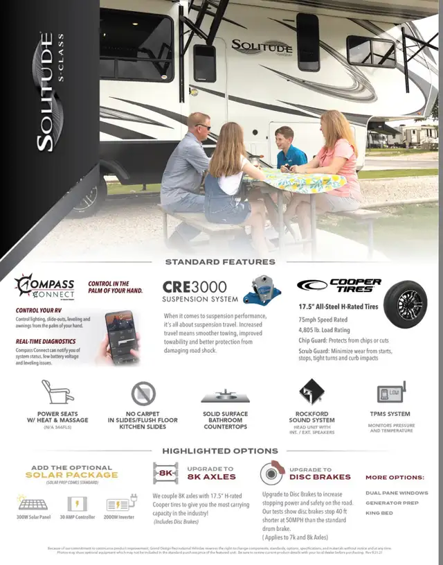 2023 Grand Design Solitude Rear Bunk House in Travel Trailers & Campers in Regina - Image 6