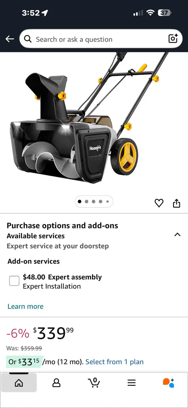 Houselife Snowblower brand new. Tool only in Snowblowers in Kitchener / Waterloo - Image 8